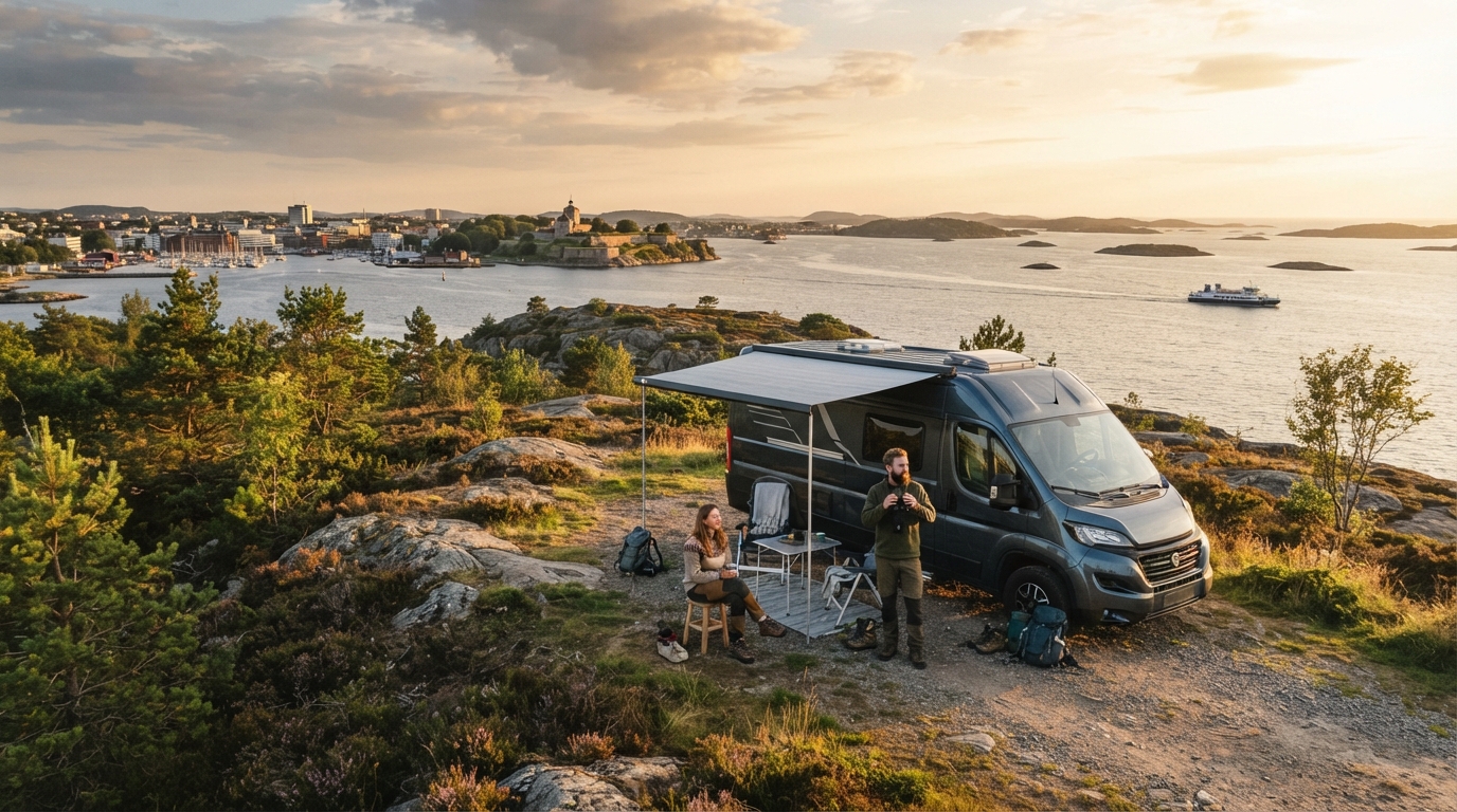 Kristiansand Roundtrip - Fjords, Falls & Fun: A Scenic Motorhome Tour — Kristiansand scenic landscape