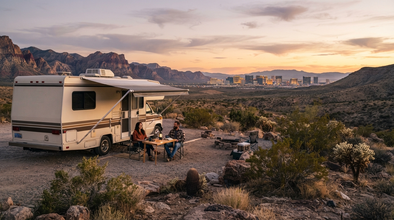 Las Vegas to Miami — Las Vegas RV road trip landscape
