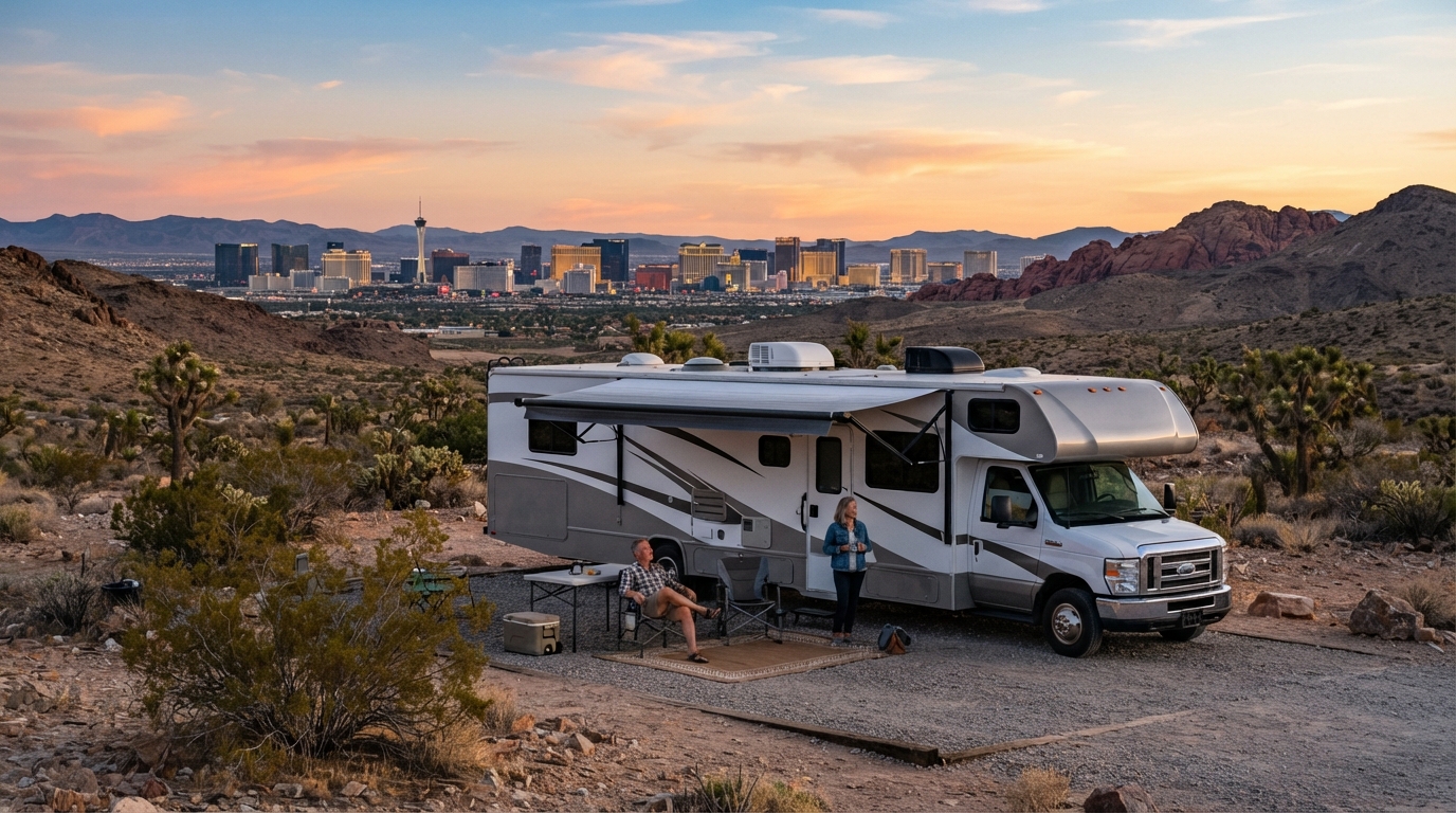 Las Vegas to Nashville — Las Vegas RV road trip landscape
