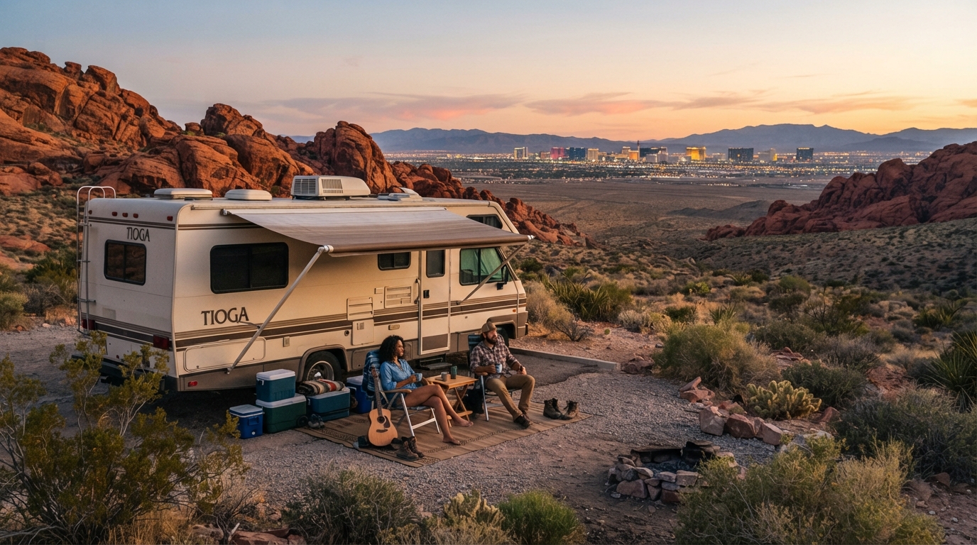 Las Vegas to Bozeman - including Yellowstone — Las Vegas RV road trip landscape