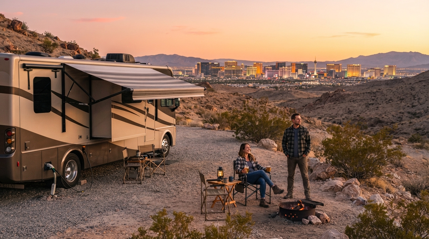 Las Vegas to Portland- incld. Yosemite and Crater Lake — Las Vegas RV road trip landscape