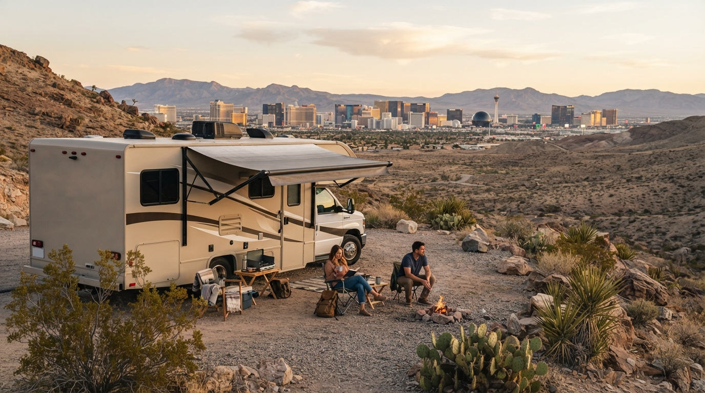 Las Vegas to Albuquerque — Las Vegas RV road trip landscape