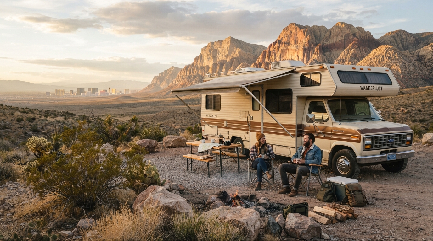 Las Vegas Round Trip - Canyon Colors: A Southwest Road Trip — Las Vegas RV road trip landscape