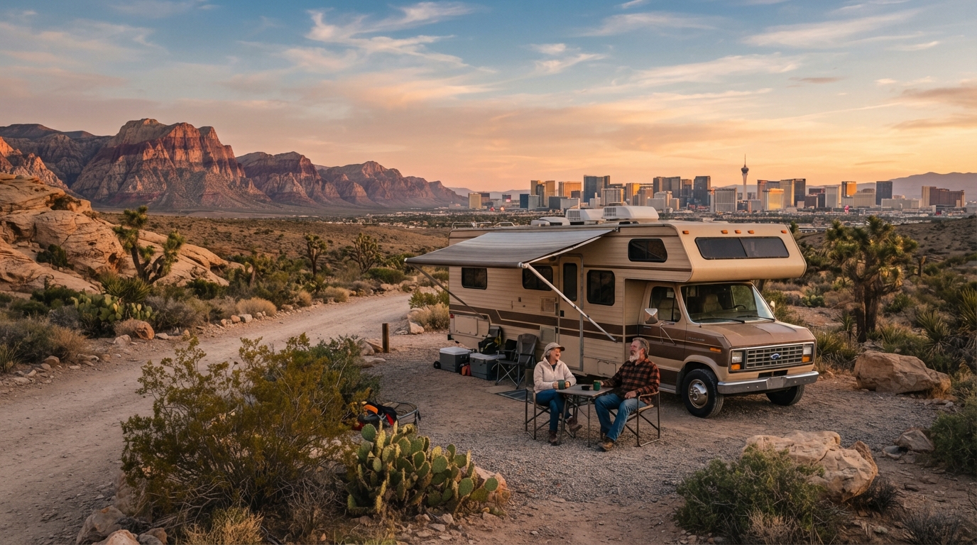 Las Vegas to Washington DC — Las Vegas RV road trip landscape