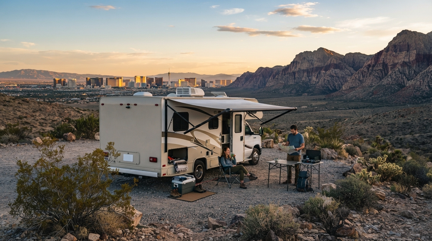 Las Vegas to Atlanta — Las Vegas RV road trip landscape
