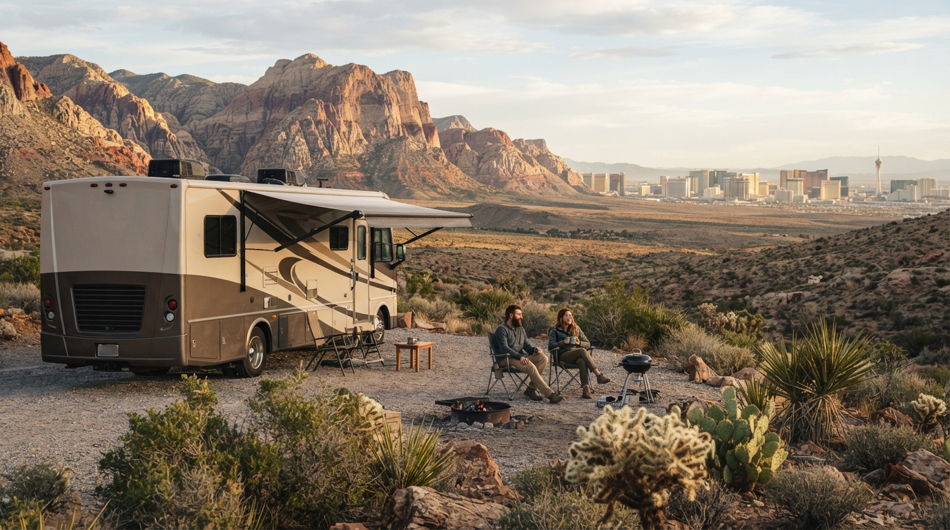 Las Vegas to San Francisco - including the Grand Canyon and Yosemite — Las Vegas RV road trip landscape