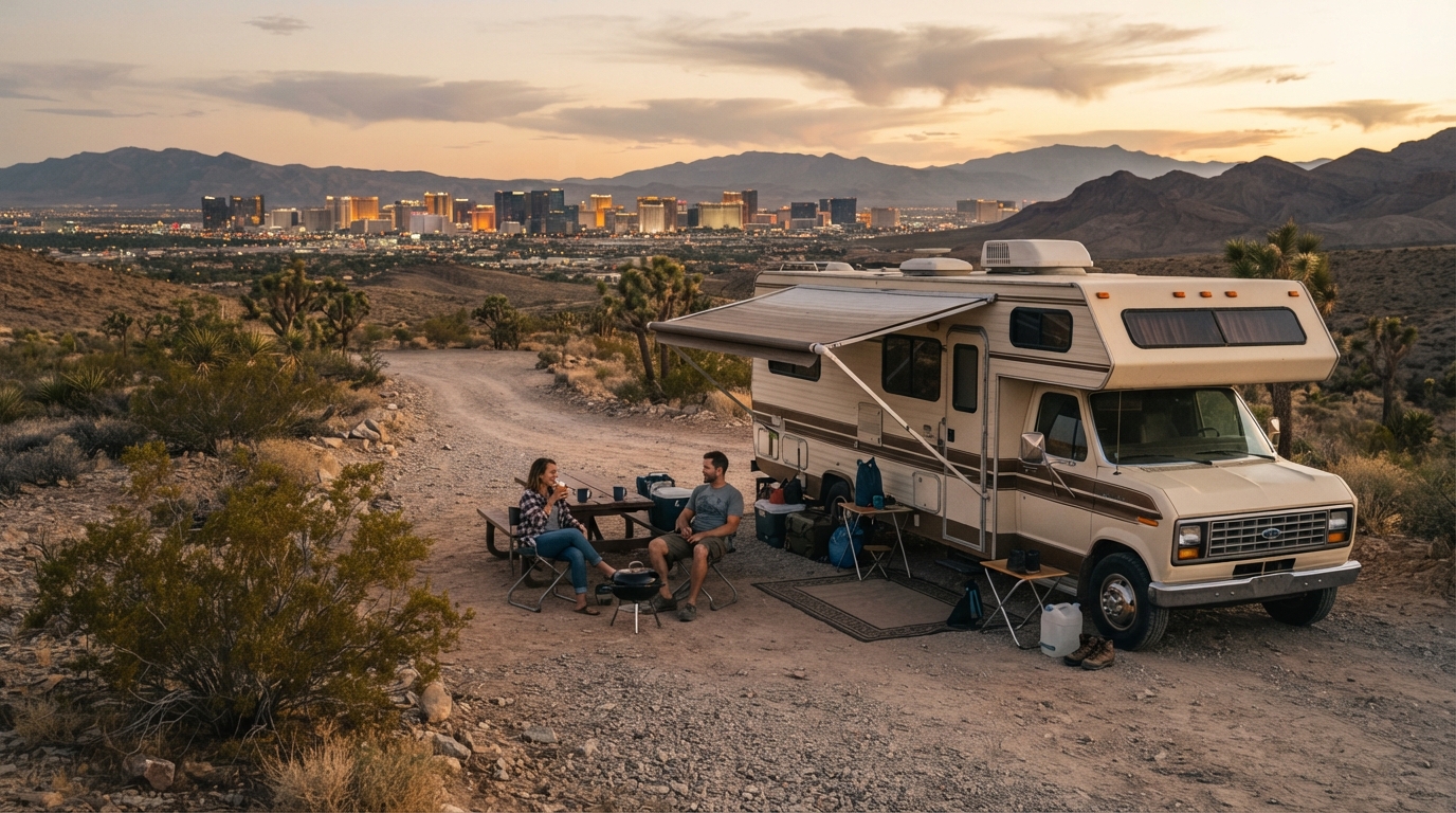 Las Vegas to Billings — Las Vegas RV road trip landscape