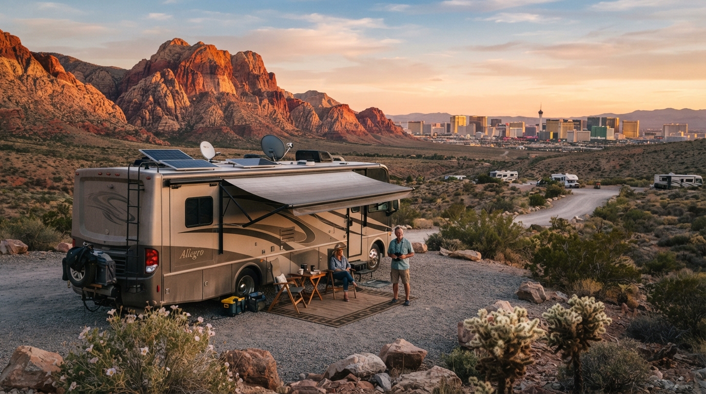 Las Vegas to Dallas — Las Vegas RV road trip landscape
