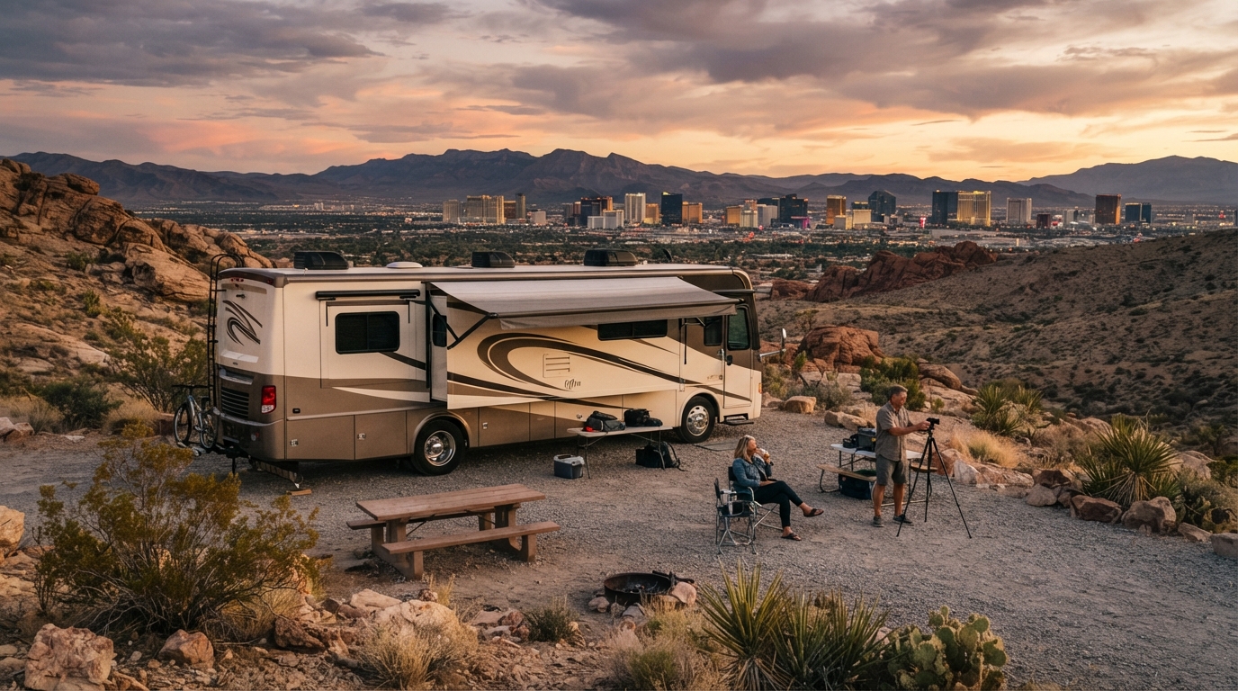 Las Vegas to Phoenix - Short — Las Vegas RV road trip landscape