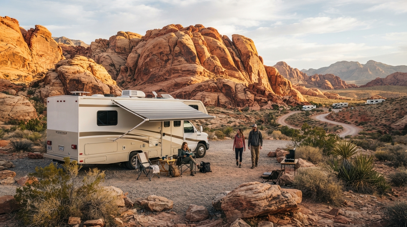 Las Vegas to Chicago — national park landscape