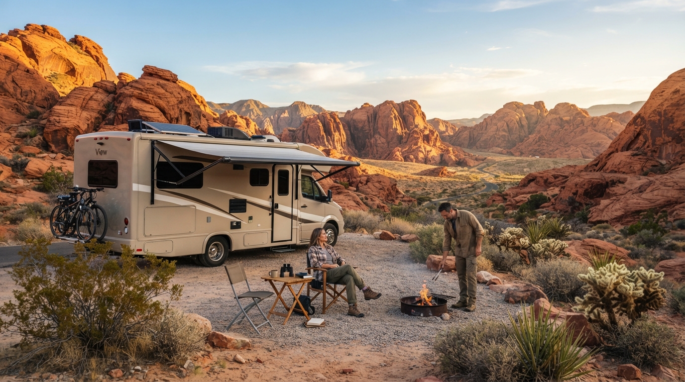 Las Vegas to Albuquerque — national park landscape