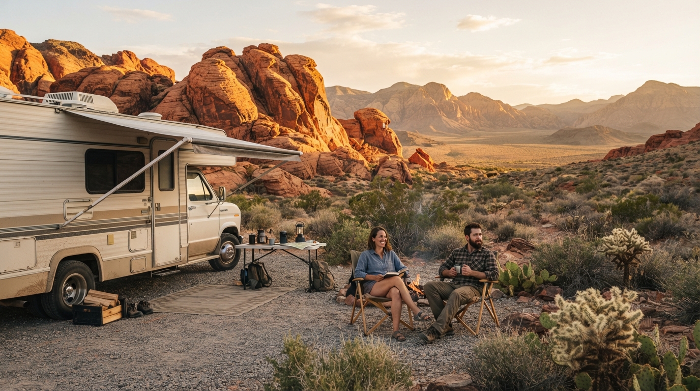 Las Vegas to Los Angeles - Short — national park landscape