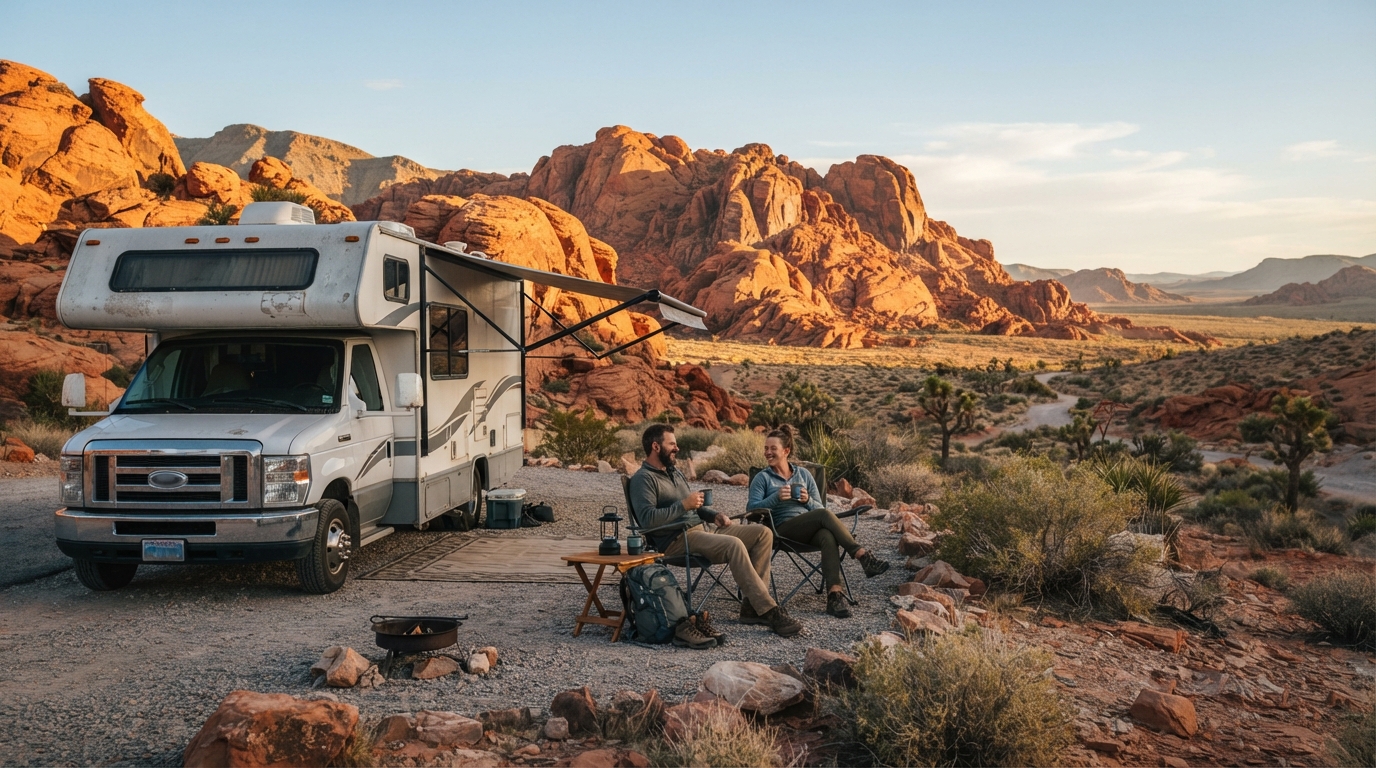 Las Vegas Round Trip - Journey through the Arid Beauty: Vegas to the Wild — national park landscape