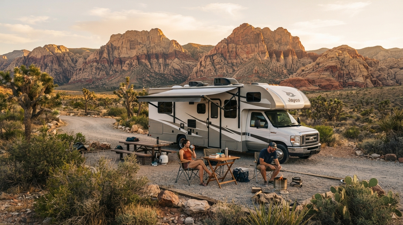 Las Vegas Round Trip - Journey through the Arid Beauty: Vegas to the Wild — national park landscape