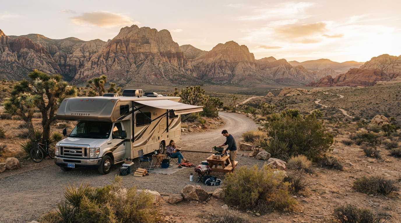 Las Vegas to Dallas — national park landscape
