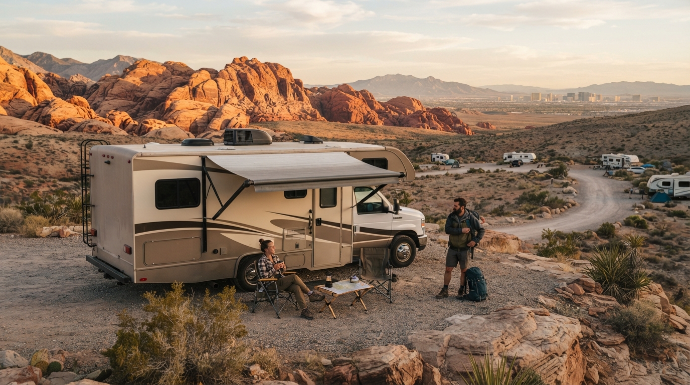 Las Vegas Round  Trip - North - Desert Discoveries: Las Vegas to Scenic Wonders — national park landscape