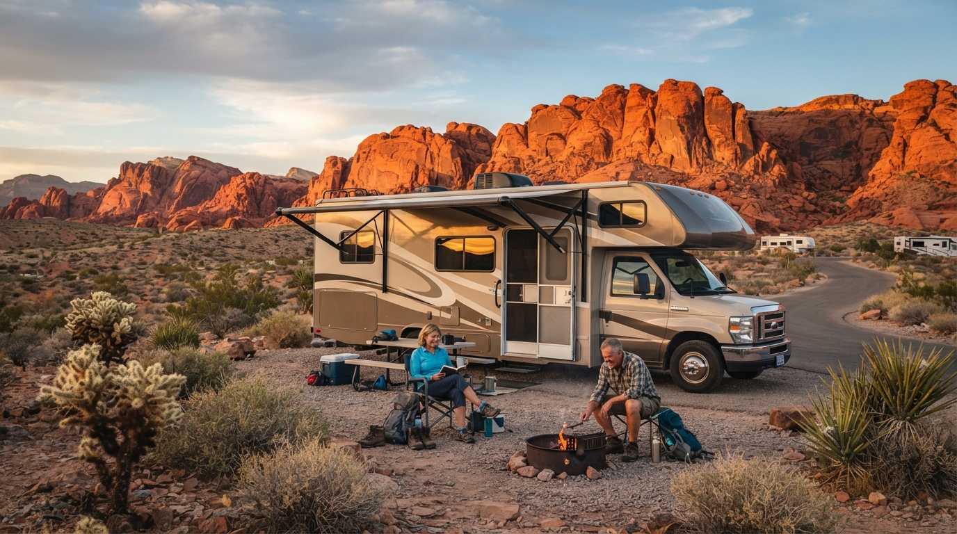 Las Vegas to Phoenix - Short — national park landscape