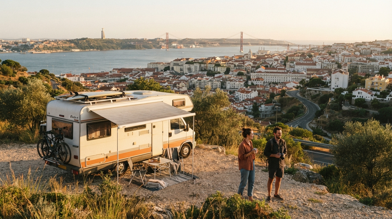 Lisbon Roundtrip - The Epic Northern Portugal Crossing — Lisbon RV road trip landscape
