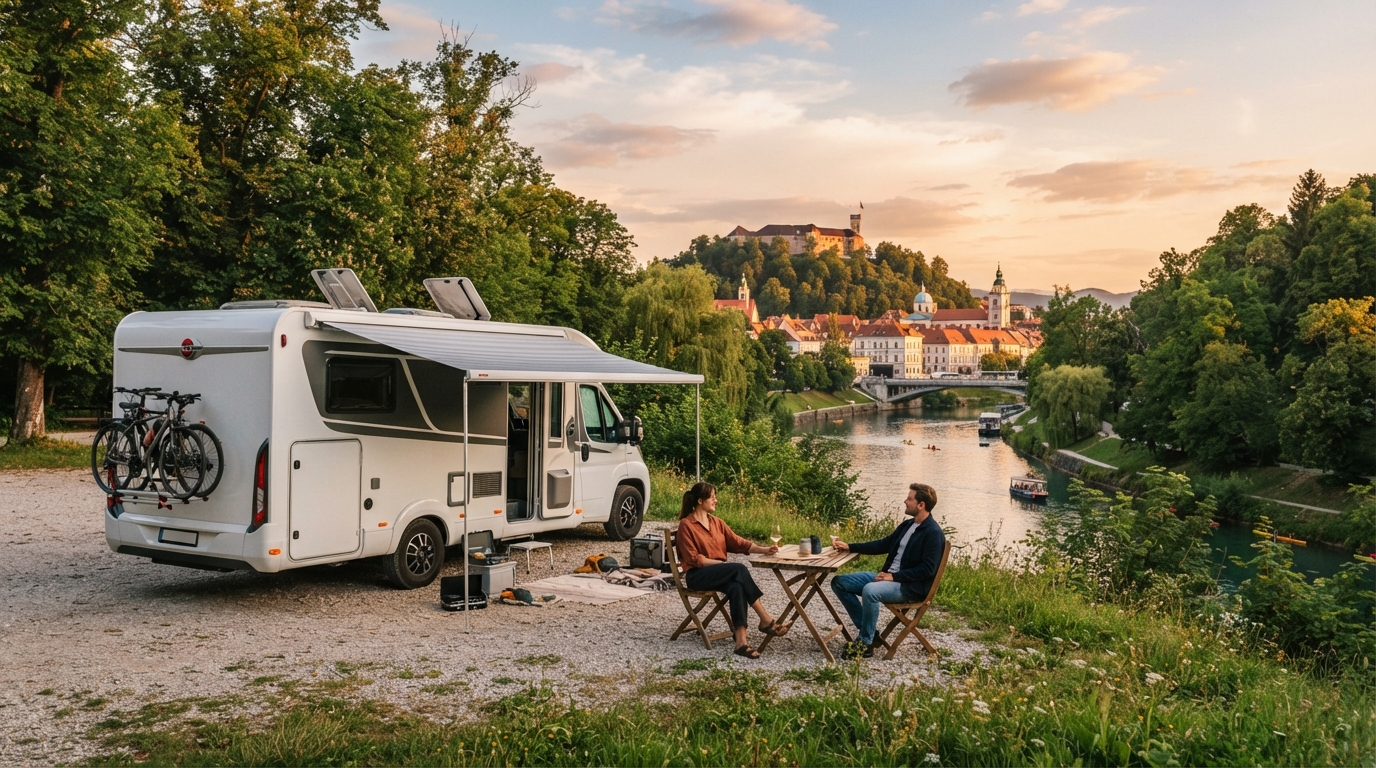 Ljubljana Roundtrip - Adriatic sea Round -> Slovenia, Croatia & Italy — Ljubljana RV road trip landscape