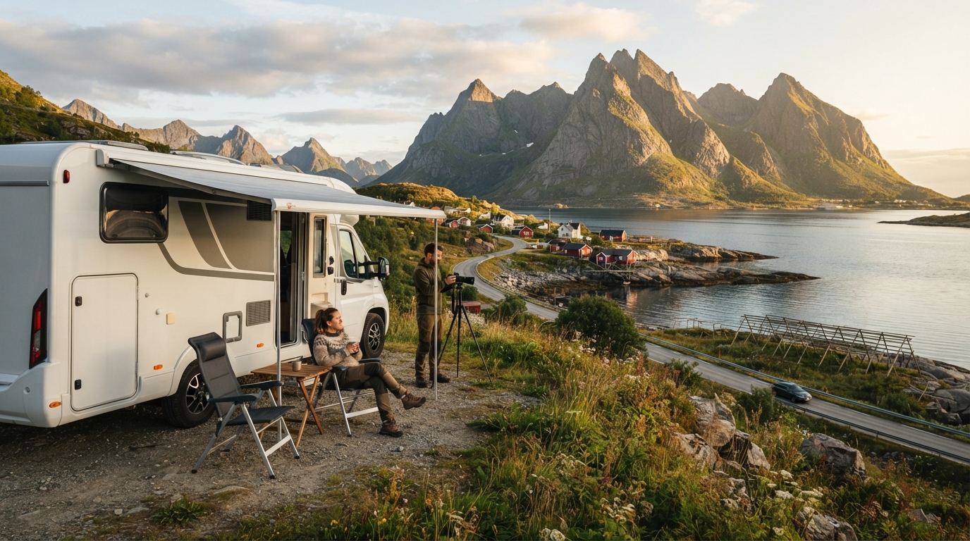 Lofoten Round trip - Echoes of the Vikings — Lofoten RV road trip landscape