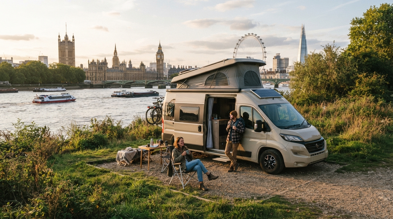 London Roundtrip - A circuit around England — London RV road trip landscape