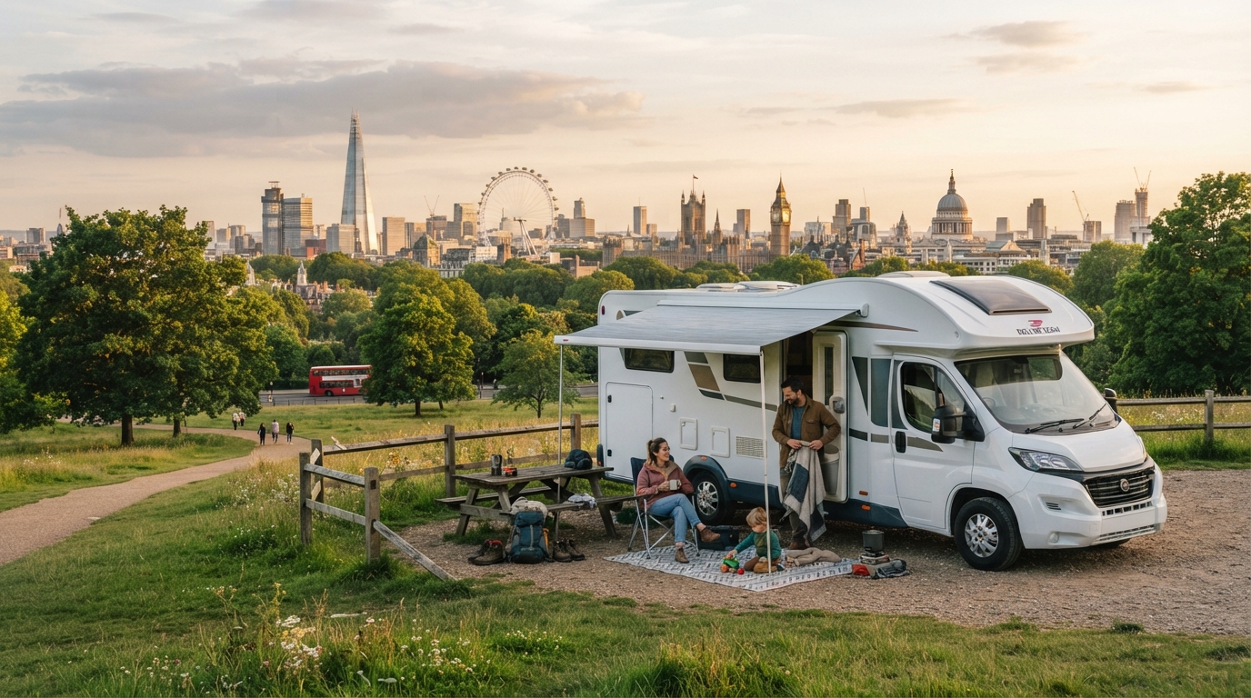 London Roundtrip - Central England — London RV road trip landscape