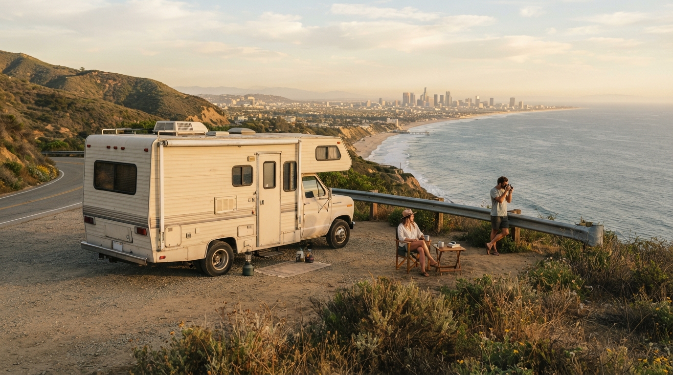 Los Angeles to Miami — Los Angeles RV road trip landscape