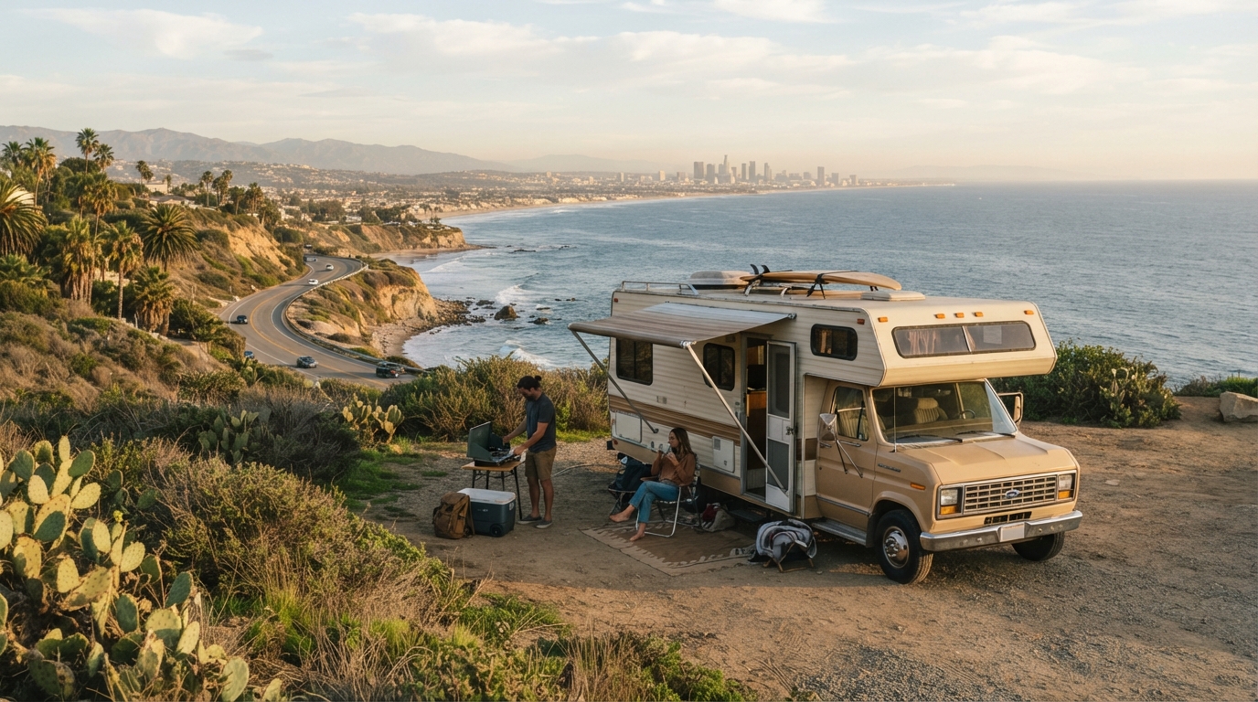 Los Angeles to Charlotte - Incldung Grand Canyon & Smoky Mountains — Los Angeles RV road trip landscape