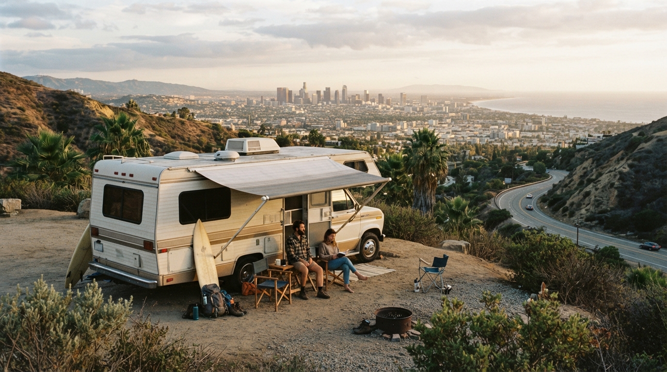 Los Angeles to Houston — Los Angeles RV road trip landscape