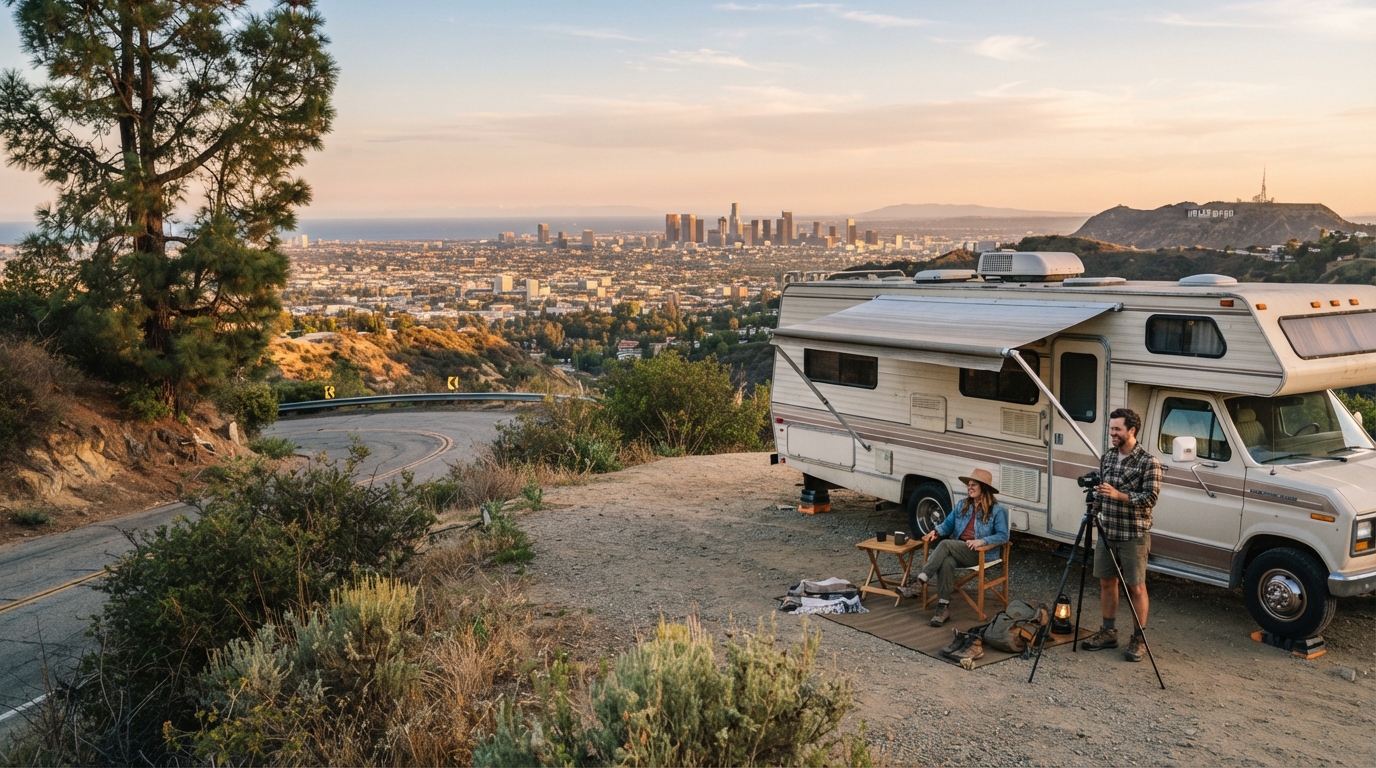 Los Angeles to Portland- including Yosemite and Crater Lake — Los Angeles RV road trip landscape