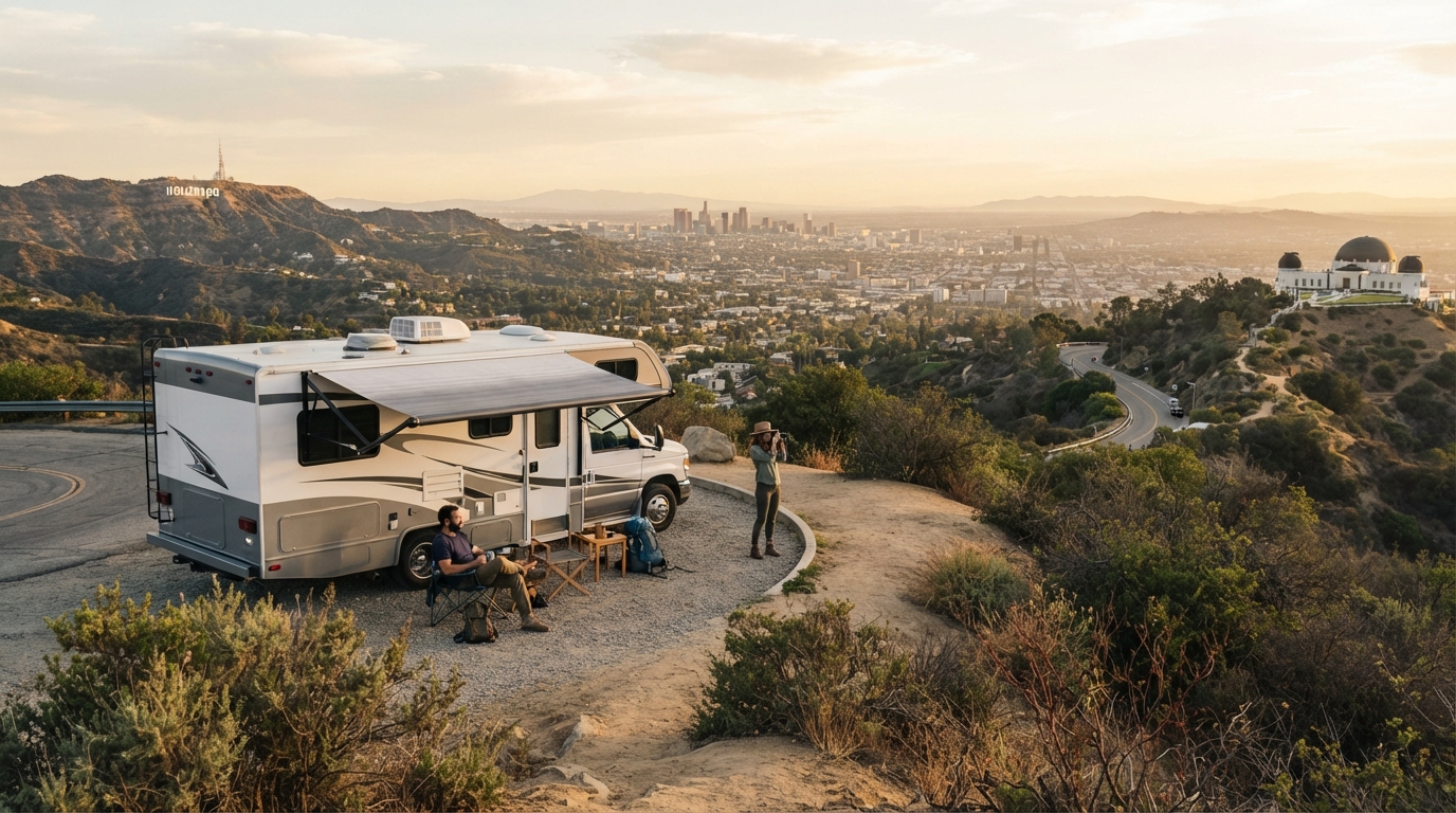 Los Angeles Roundtrip — Los Angeles RV road trip landscape