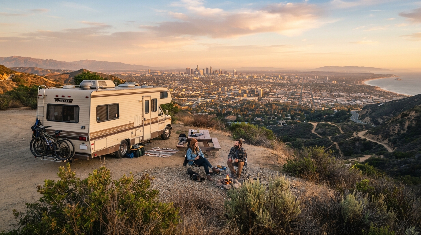 Los Angeles Roundtrip - The Golden Triangle — Los Angeles RV road trip landscape