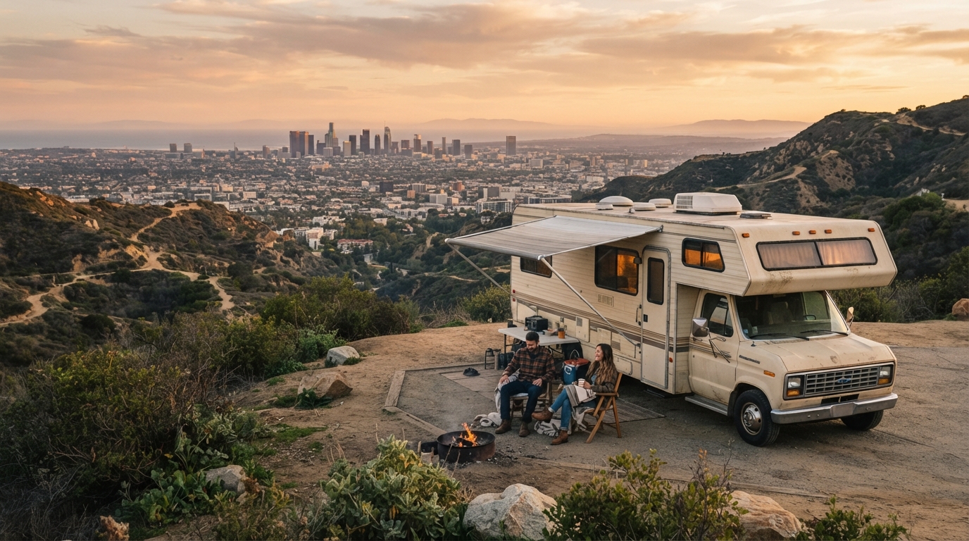 Los Angeles to Denver — national park landscape
