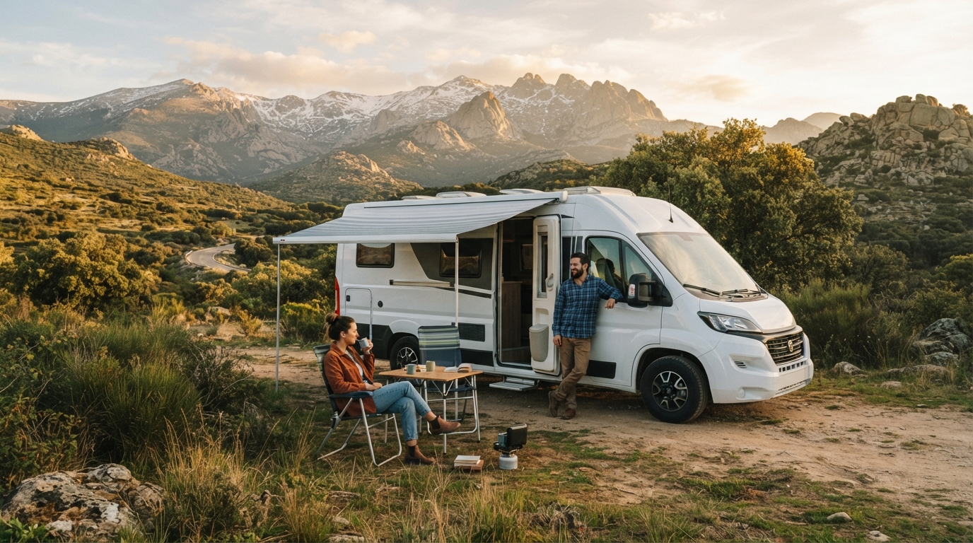 Madrid Round Trip - The Madrid to Portugal Route — Madrid RV road trip landscape
