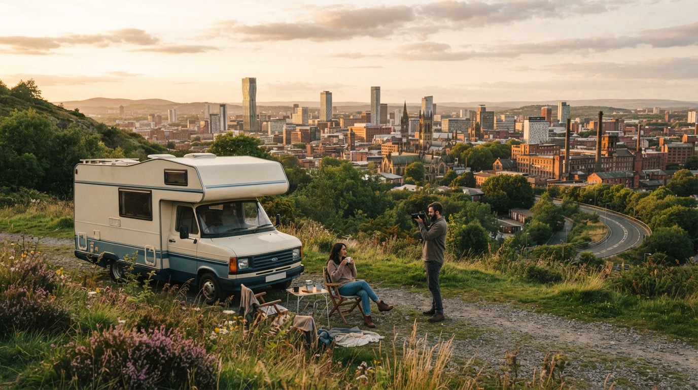 Manchester Roundtrip - Heading North — Manchester RV road trip landscape