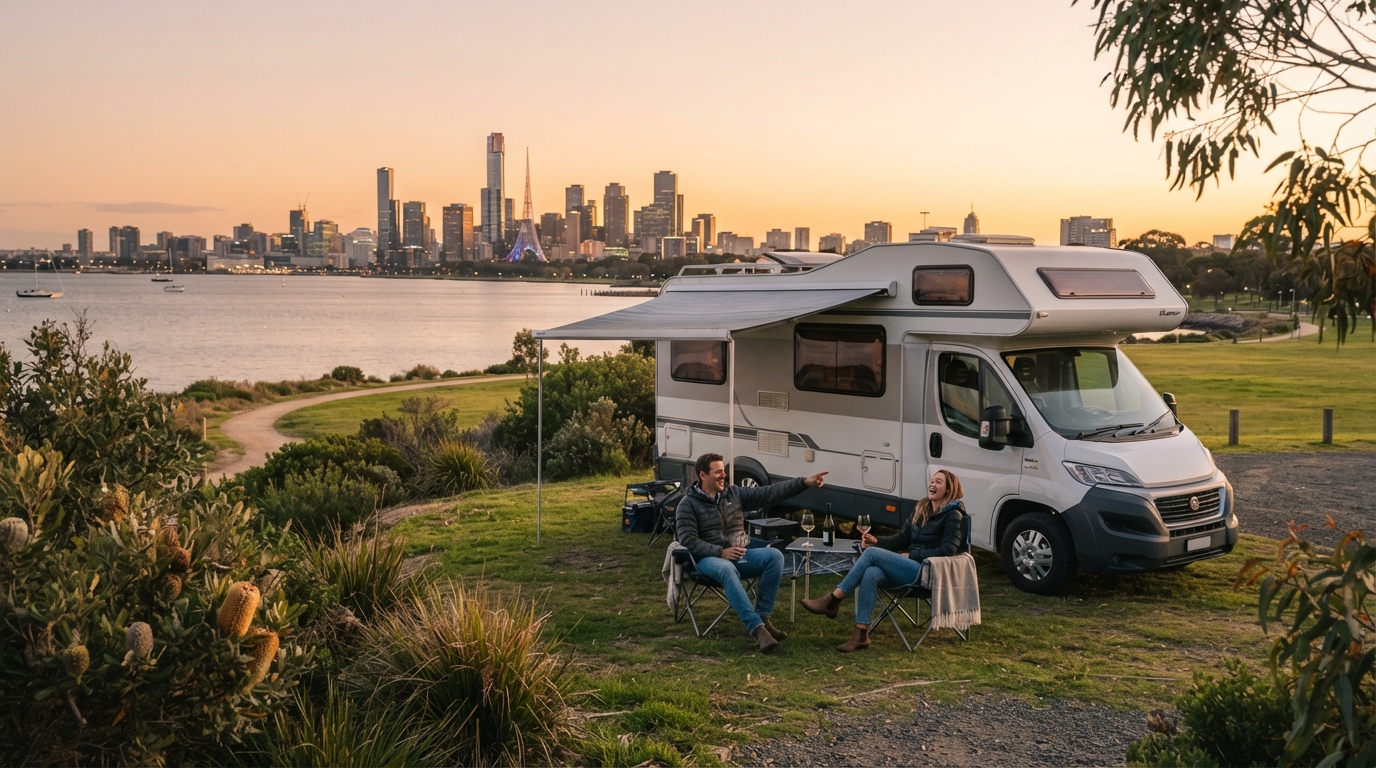 Melbourne to Adelaide - Coastal Charm and Adventure Trail — Melbourne RV road trip landscape
