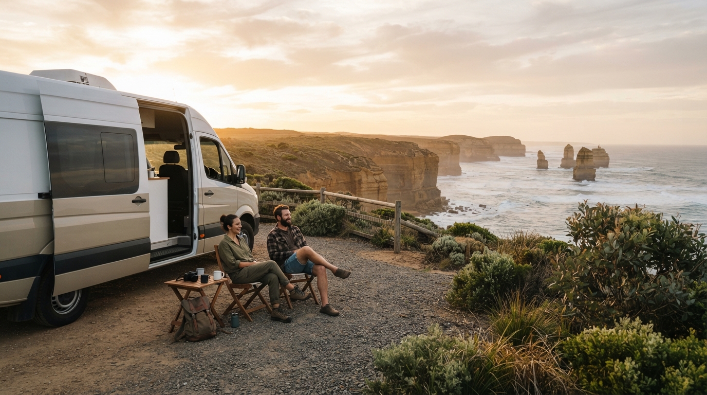 Melbourne to Alice Springs - Journey Through Australia's Wonders — Melbourne RV road trip landscape