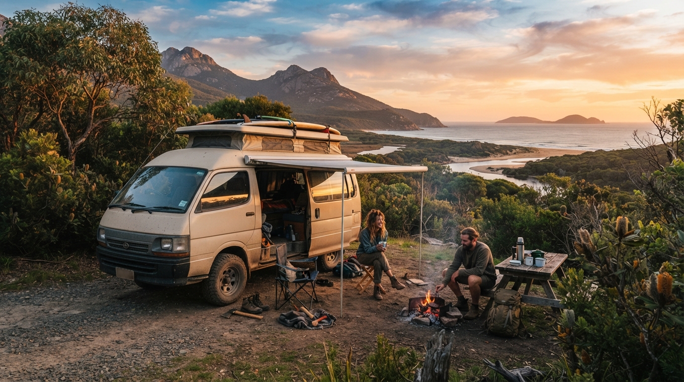 Melbourne to Perth — national park landscape