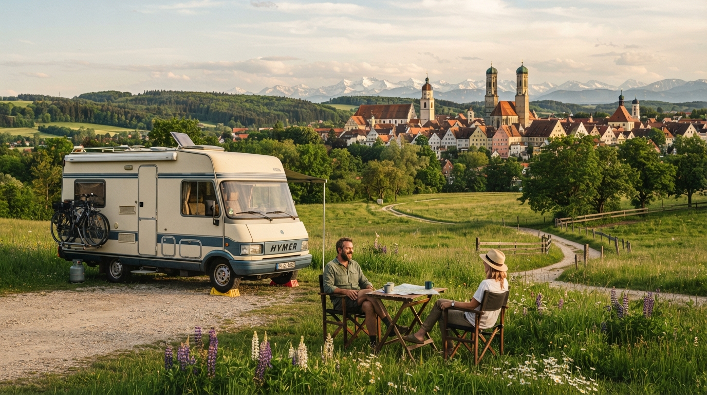Memmingen Roundtrip - Royal Castles Chocolate Rivers and Alpine Peaks — Memmingen scenic landscape