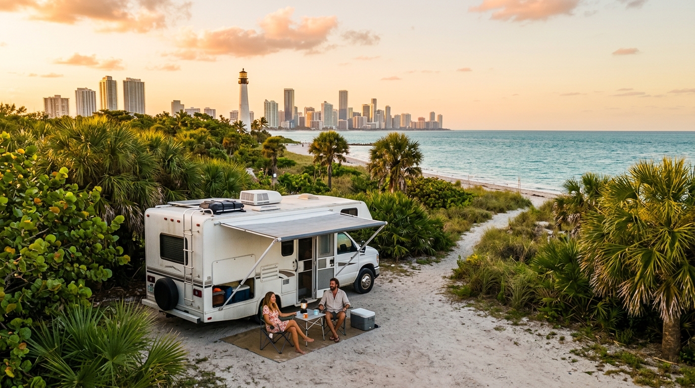 Miami to Seattle - Coast to coast — Miami RV road trip landscape