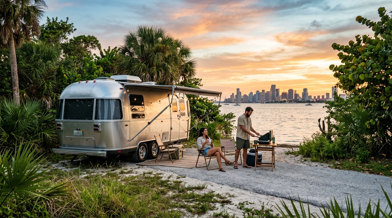 Miami to Portland- Coast to Cascades epic RV Adventure — Miami RV road trip landscape