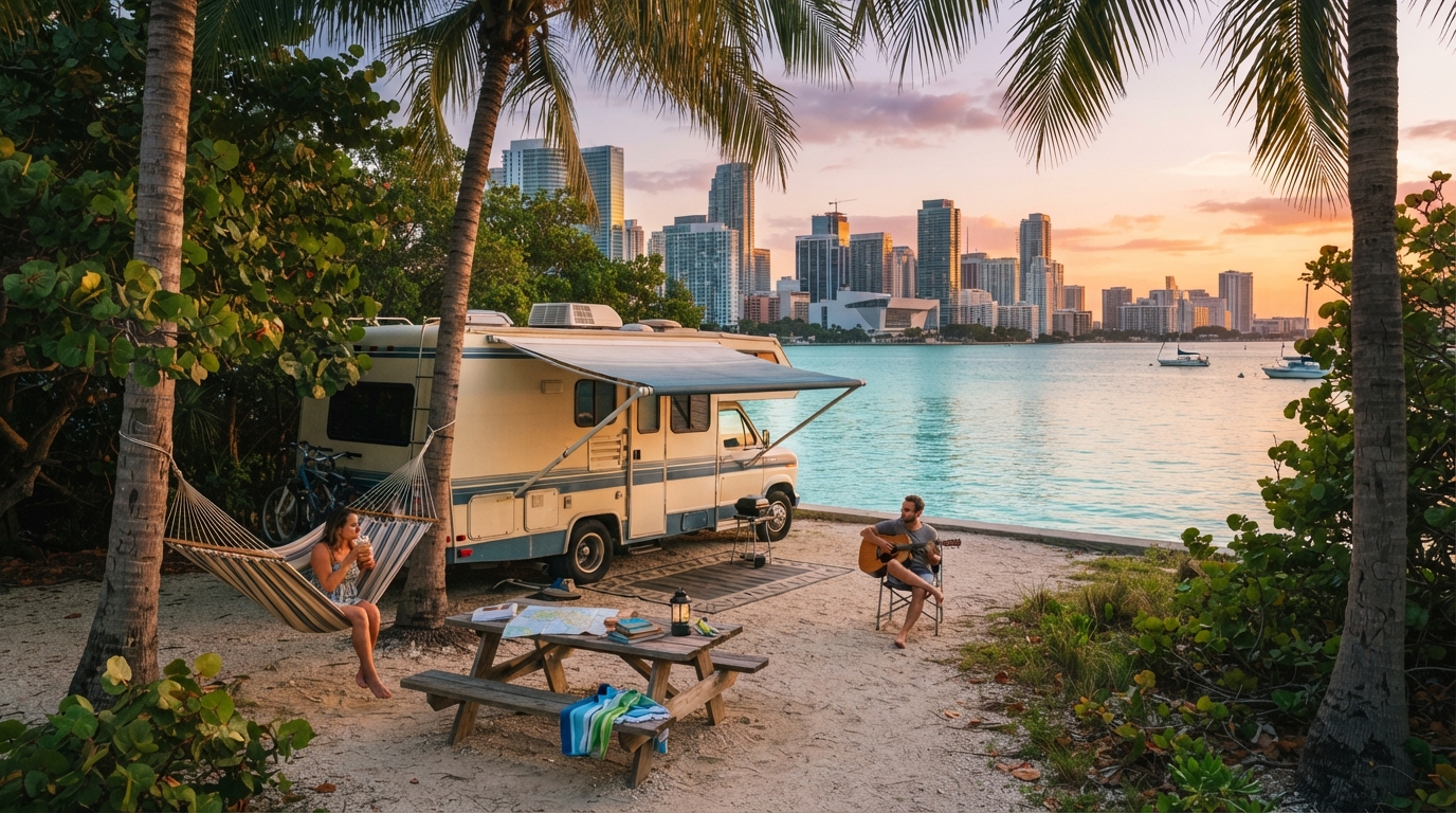 Miami to Los Angeles - Coast to coast — Miami RV road trip landscape