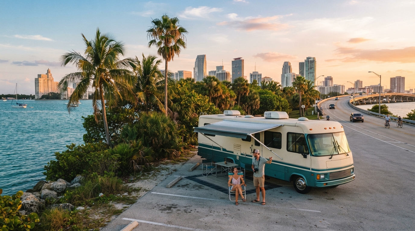 Miami to Austin — Miami RV road trip landscape