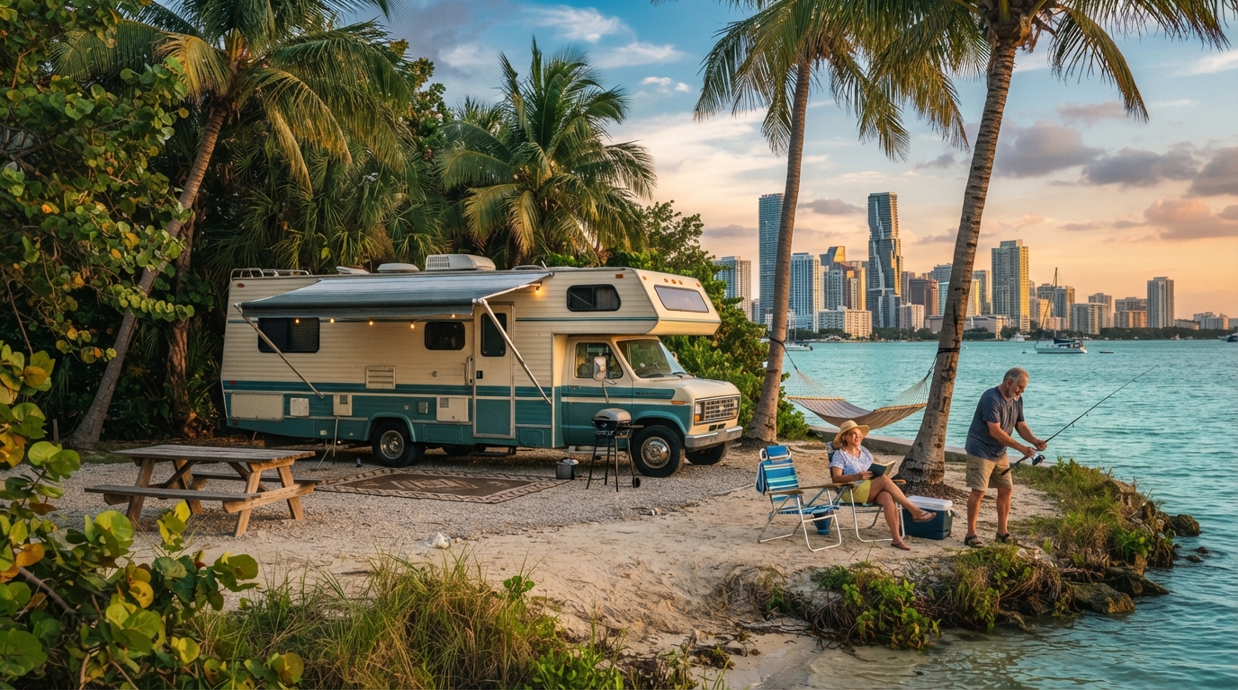 Miami Roundtrip - Southern Florida up to Key West — Miami RV road trip landscape