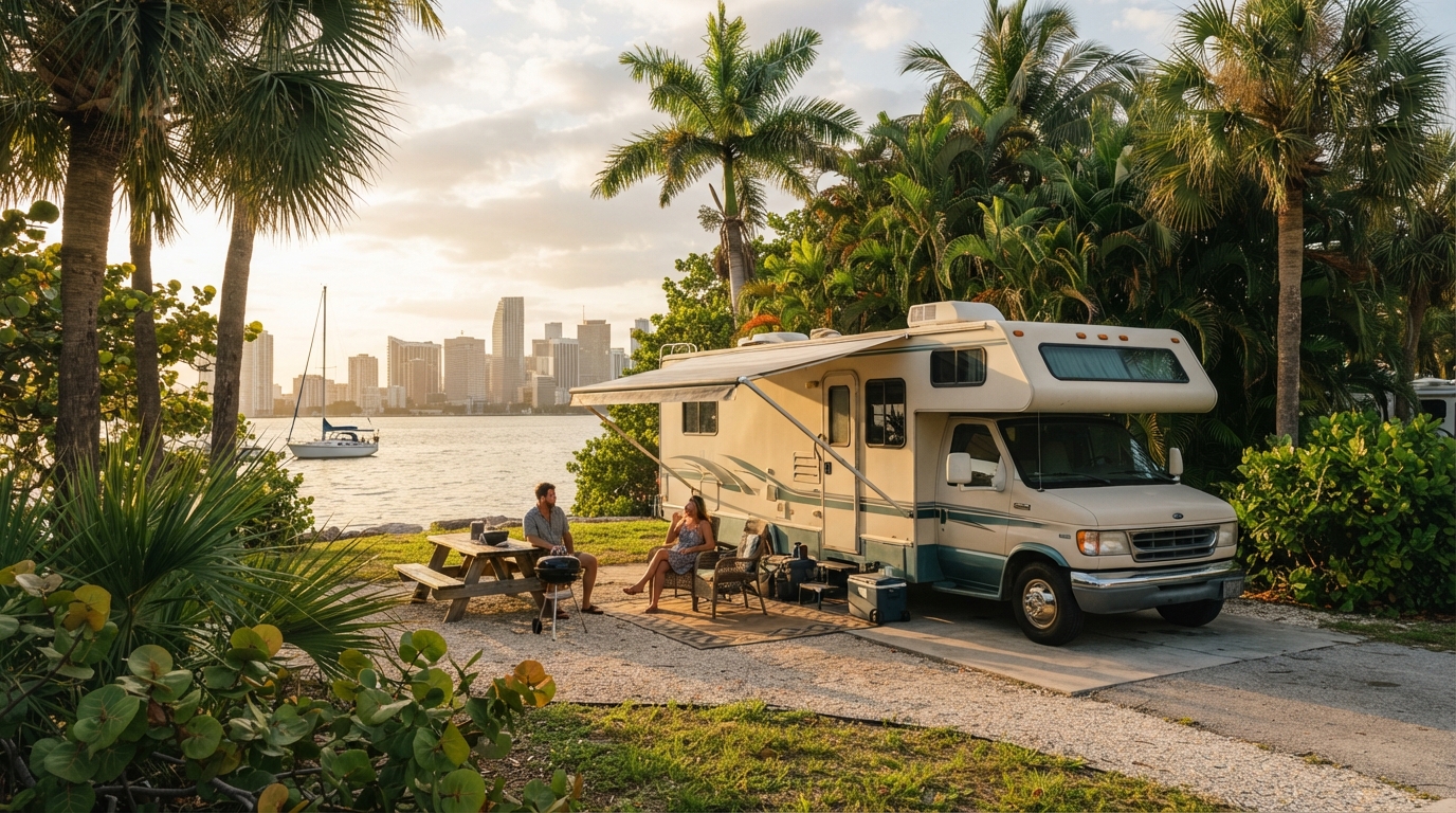 Miami to Chicago — Miami RV road trip landscape