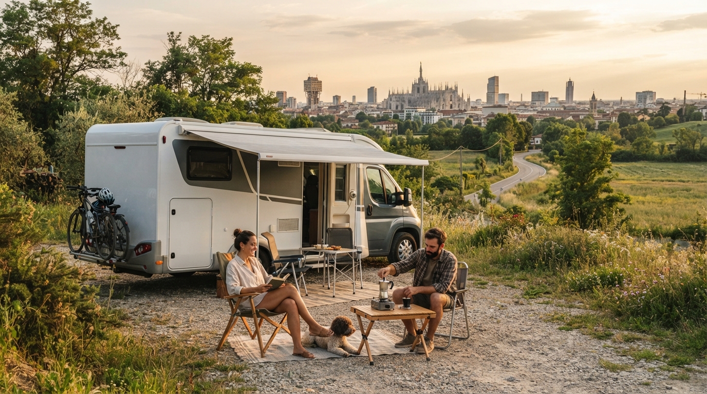 Milano Roundtrip - The Lakes of North Italy — Milan RV road trip landscape