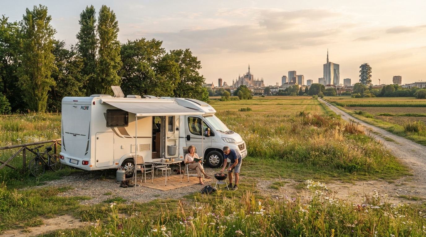 Milano Roundtrip - South West - West Italy, South Switzerland — Milan RV road trip landscape