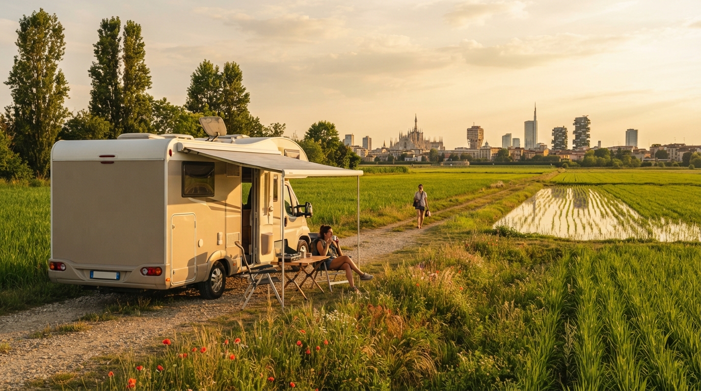 Milan Roundtrip - Italy's Automotive Museums and Scenic Roads — Milan RV road trip landscape
