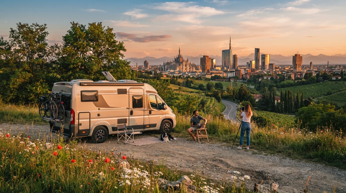 Milano Roundtrip - The Lakes of North Italy — Milan scenic landscape