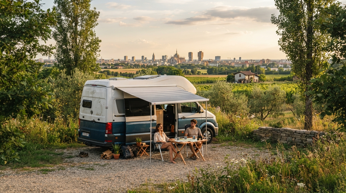 Milano Roundtrip - East - Garda lakes — Milan scenic landscape